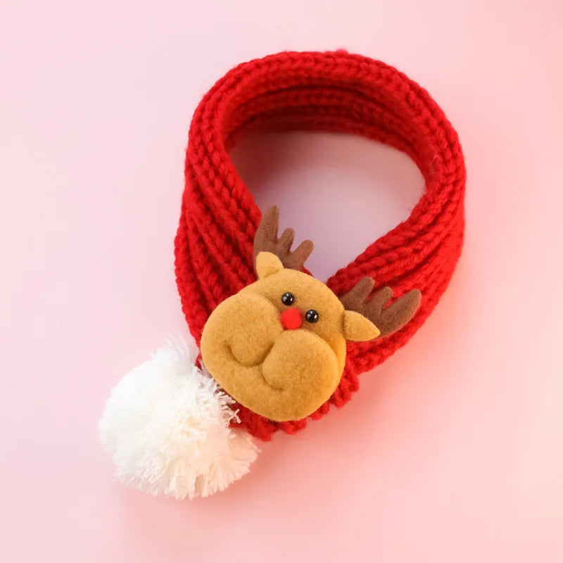 Écharpe de Noël Festive pour Animaux - Cerf / S - CanineConfort™