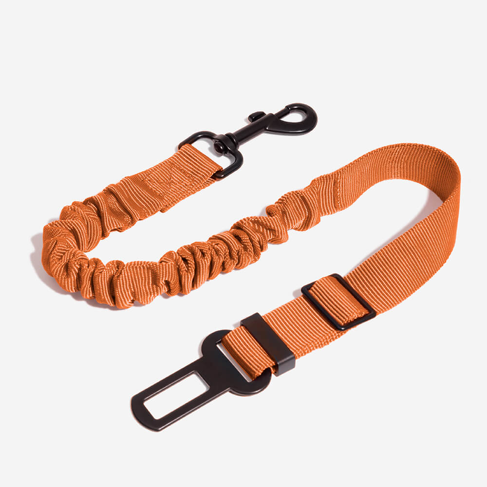 Ceinture de sécurité ajustable pour chien - Orange - CanineConfort™